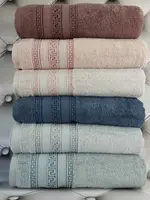 Versace рушники 70х140см., 6 шт/уп. Пеньє. Sikel Туреччина