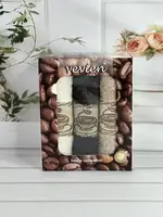 Vevien kofe 3в1 Махрові рушники 30х50см. Бавовна. Туреччина.