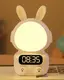 Детские часы с будильником Rabbit Clock with LIGHT WHITE • Будильник-кролик с LED-дисплеем и подсветкой