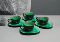 Сервіз кавовий OLens Зелена Лагуна JM2221-JM2226 8 предметів