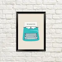 Постер в рамке You are my type 15x21 см, A5 (MT5_19L024)