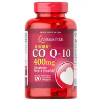 Натуральная добавка Puritan's Pride CO Q10 400 mg, 120 капсул