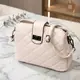 Изысканная сумка для стильных женщин из натуральной кожи Vintage 22414 Белая