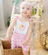 Песочник детский для девочки GABBI PS-19-20-2 Ромbашка с ободком-косынкой Розовый на рост 80 (11539)