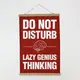 Постер тканевый на стену Do not disturb 60х93 см (TPSR_22S056)
