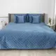 Покрывало полуторное ТЕП Velour Ромб круглый 4-00515_33875 150х210 см темно-синее