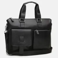 Мужская кожаная сумка Borsa Leather K18825-black