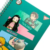 Блокнот для записів у клітину на спіралі А5 YES 7 БЦ Demon Slayer 152022 64 аркуші