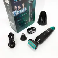 Акумуляторна електробритва для стрижки VGR V-601 від USB бритва електрична з професійною насадками