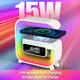 Light Sound Machine RGB ночники, часы, беспроводная зарядка, Bluetooth колонка, XM-G3mini