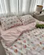 Постельное белье семейное Dushka Home Сатин 20451 160х215х2 см