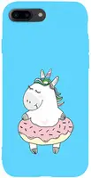 Чехол-накладка TOTO Matt TPU 2mm Print Case Apple iPhone 7 Plus/8 Plus #3 Unicorn Donut Sky Blue