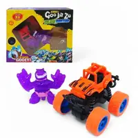 Антистресс тянучка "Goo Jit Zu mini" герой + машинка (фиолетовый)