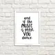 Постер в рамке You dance 15x21 см, A5 (WMT5_ART061_WH)