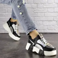 Жіночі кросівки Fashion Leroy 1323 37 розмір 23,5 см Чорний