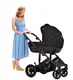 Универсальная коляска 2 в 1 Kinderkraft Prime Lite Black KKWPRLIBLK2000