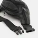 Мужская кожаная сумка на пояс Borsa Leather K1619p-black