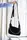 Кожаная замшевая женская сумка «Селена»  черная