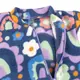 Комбинезон на молнии флис Flower lilac
