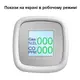 Wifi датчик утечки природного газа + угарного газа 2 в 1 c экраном и сиреной Nectronix GLD-20