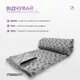 Полотенце для йоги EasyFit Yoga Mat Towel из микрофибры (Серое)