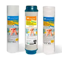Комплект картриджів SANTAN Professional 10\" для фільтрів зворотного осмосу