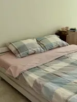 Постельное белье семейное Dushka Home Сатин 21651 160х215х2 см