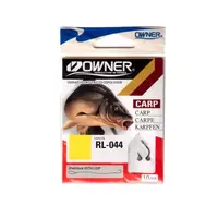 Крючки с поводками Owner RL-044 №10 0.16 мм 70см с петлей Carp 10шт.