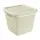 Корзина с крышкой вязка Ucsan Рlastik M-071-Ivori 15 л слоновая кость
