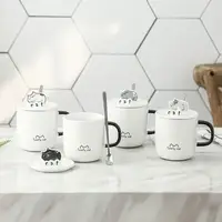 Чашка с крышкой OLens Ленивый кот О8030-92 350 мл