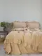 Постельное Белье Вареный Хлопок Limasso Exclusive Akdeniz Bej Бежевый двуспальный евро 200х220см