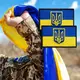 Набор шевронов 2 шт с липучкой Флаг Украины с гербом 5х8 см вышитый патч нашивка шеврон Украина