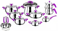 Набор посуды OMS 1028-Purple 22 предмета фиолетовый