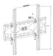 Комплект для установки ТВ с полкой для тюнера ElectricLight 13b907st-Black черный