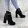 Ботильоны женские Fashion Susan 2220 37 размер 24 см Черный