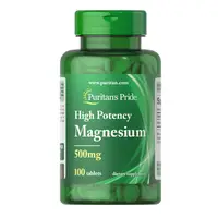 Витамины и минералы Puritan's Pride High Potency Magnesium 500 mg, 100 таблеток