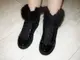 Ботинки зимние женские черные С540