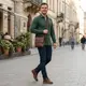 Мужская кожаная сумка планшетка SHVIGEL 19114 Коричневая