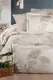 Постельное белье сатин First Choice Cotton Satin Sofira Beige Турция евро 200х220см