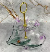 Фруктовниця 2-х ярусна Nadin Green Purple Walther-Glas WG-7709