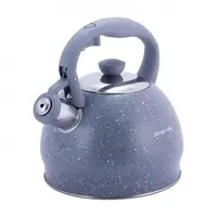Чайник со свистком Kamille KM-1072GR 2 л серый