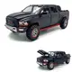 Металлическая модель Dodge Ram TRX 1:32 — инерционная машинка с фарами и звуком, черная