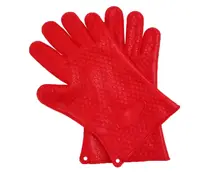 Перчатки-прихватки Hot Hands силиконовые Красные (7707)