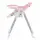 Стульчик трансформер для кормления детей с подносом 3в1 Sesttino Nui Pink пластиковый складной розовый