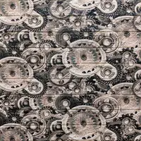 Самоклеющаяся декоративная 3D панель шестеренки 700x770x5мм 030