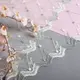 Ткань тюль фатин с вышивкой IDEIA, тюлевая ткань, ткань для тюля, прозрачная ткань для штор V-KRM-GRI