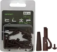 Безпечна кліпса Brain Lead Clip 34mm Brown (10 шт/уп) SGXA-90472 (1858-24-98)