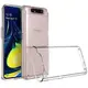 Силиконовый чехол для Samsung Galaxy A80 / A90 - Прозрачный (с заглушками)