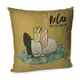 Подушка диванная с бархата Relax and be happy! 45x45 см (45BP_DOG003)