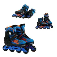 Ролики Best Roller, XL розмір 42-44, довжина устілки 27 - 29 см, колеса PU,  d коліс – 7 см, алюмінієва рама, підшипник ABEC-7. Multicolor (166587)